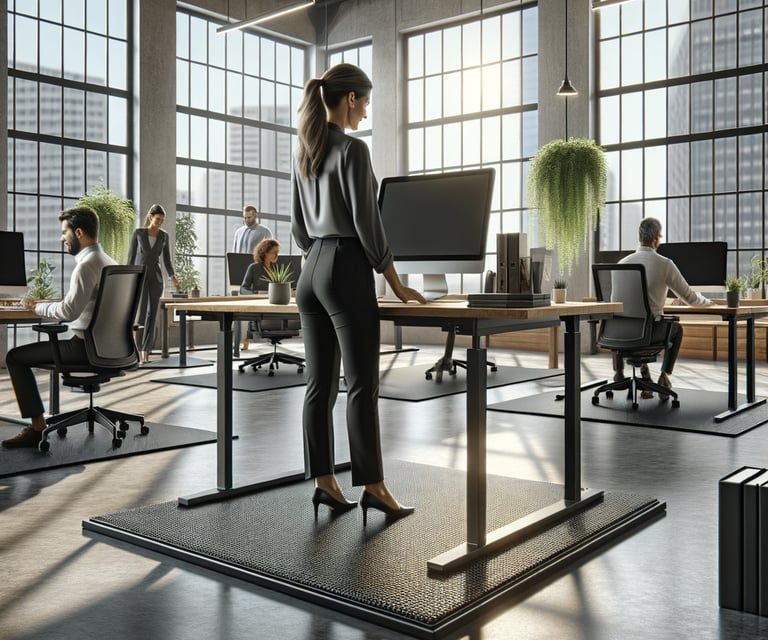 Improving Workplace Health With Ergonomic Wellness Mats